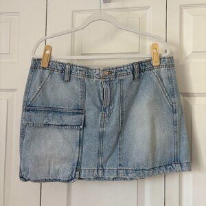 Denim Mini Skirt